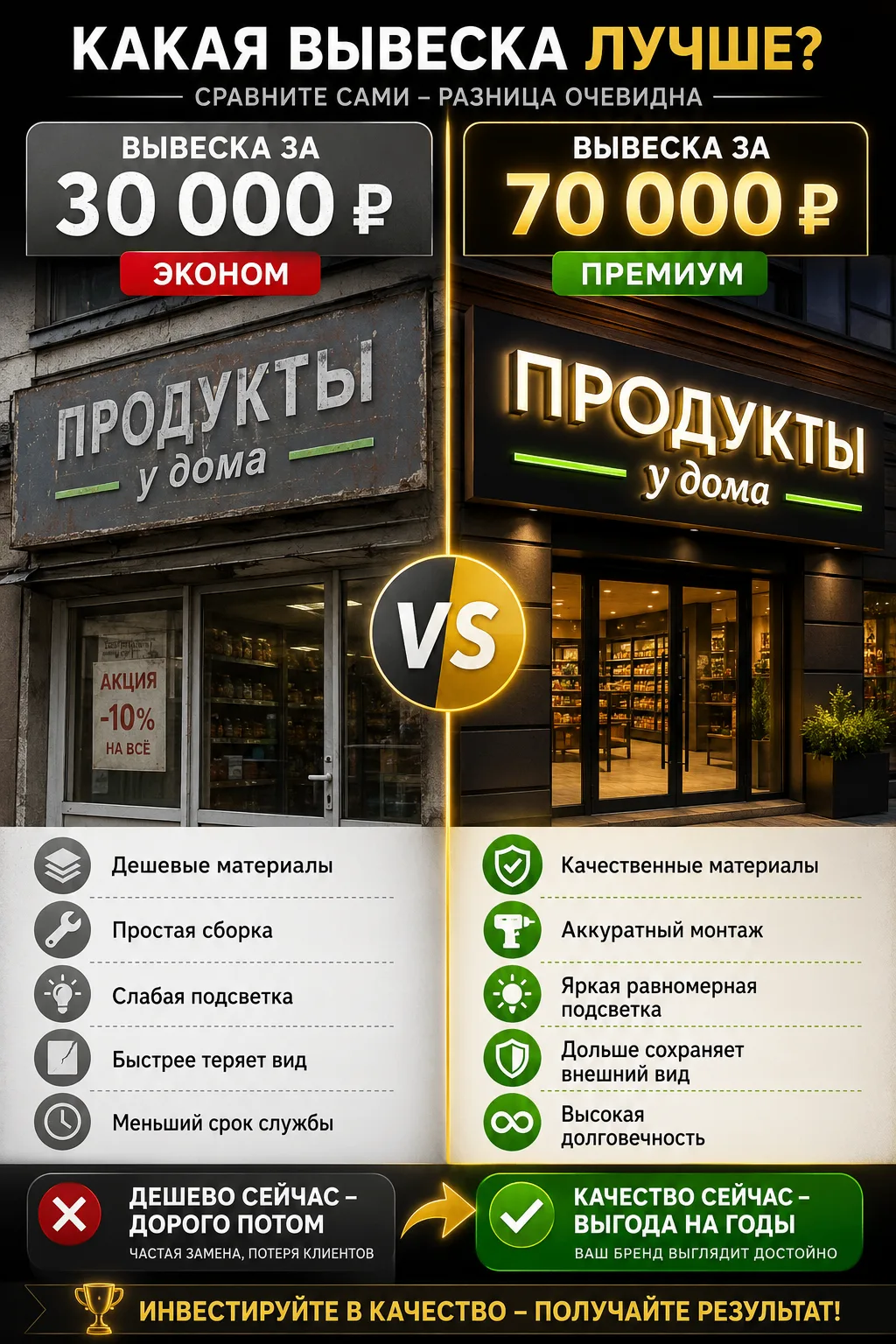 🔥 ОДИН ФАСАД — ДВА РЕЗУЛЬТАТА