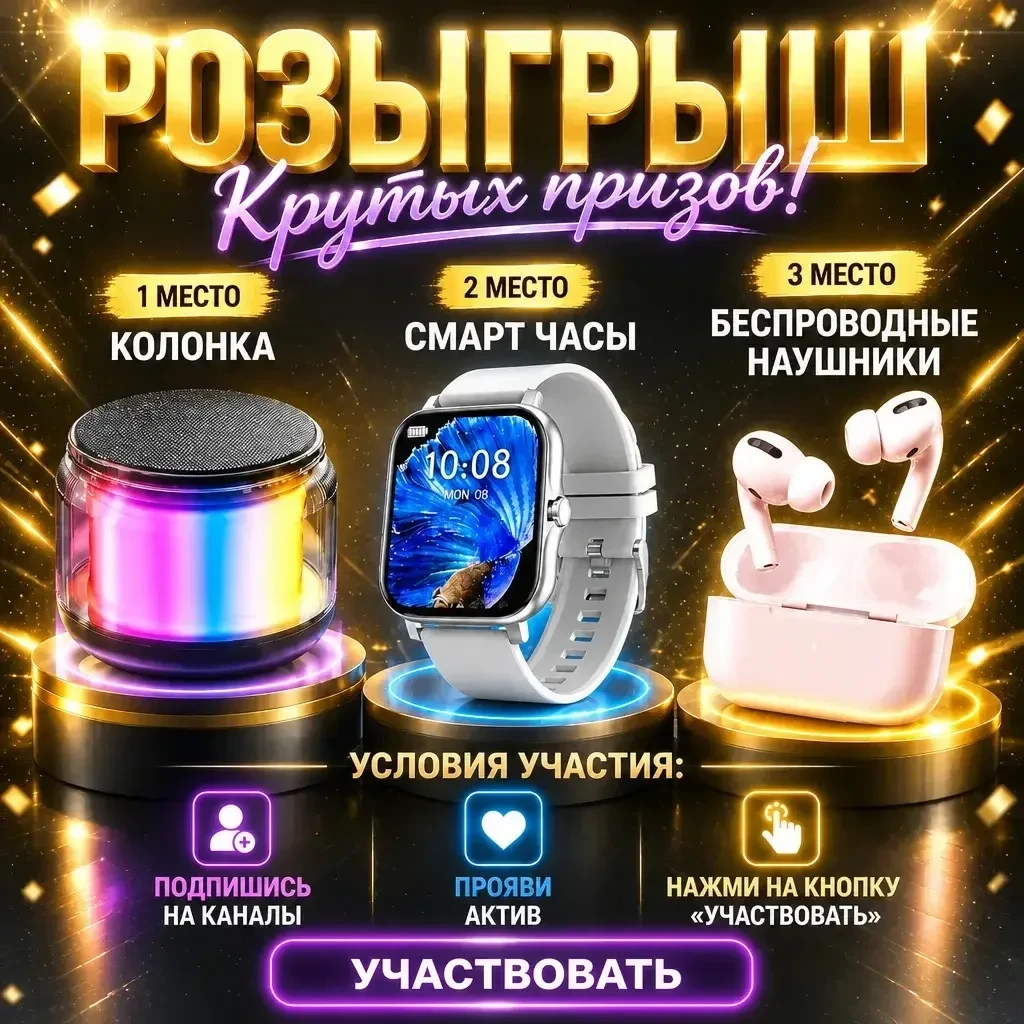Дарим три классных подарка 🎁