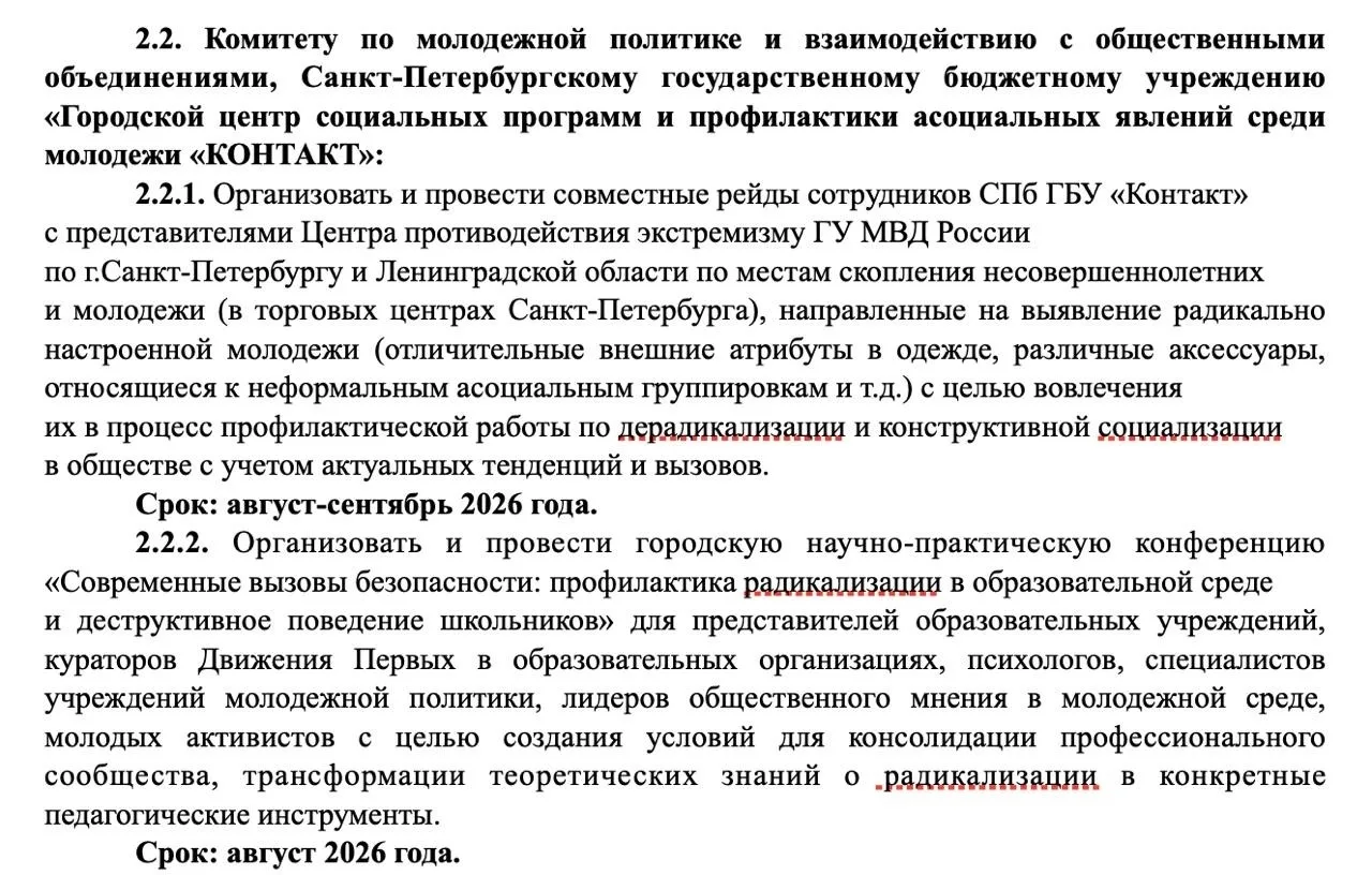 🚫 В Санкт-Петербурге пройдут рейды по торговым центрам для выявления «асоциальных группировок» сред