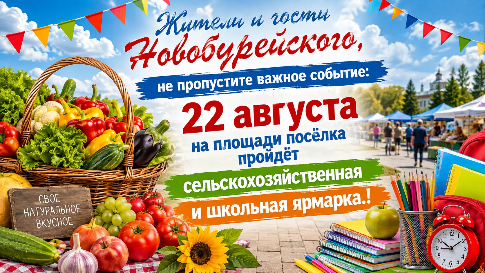 🌻 Ярмарка в Новобурейском: вкус и труд родного края
