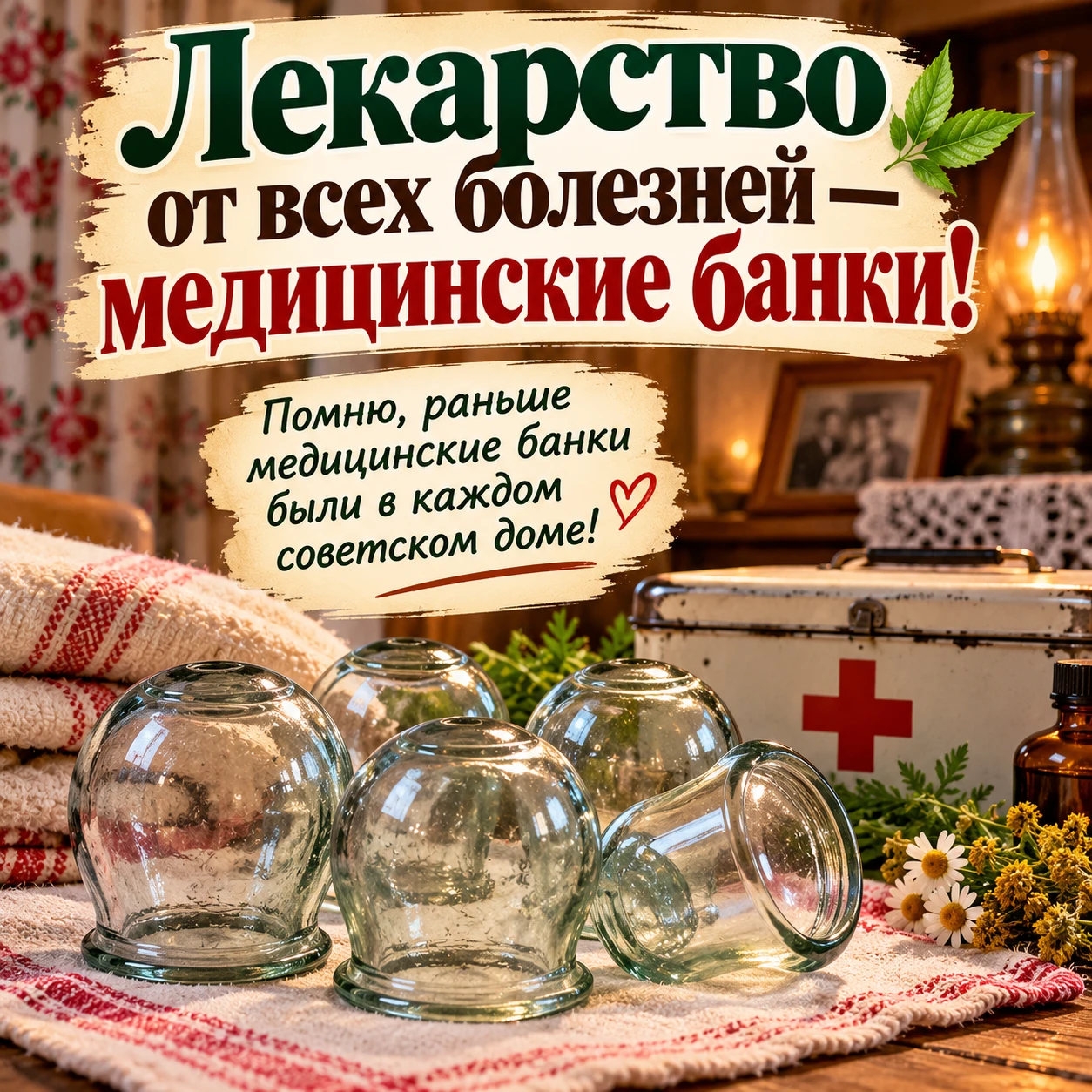 Лекарство от всех болезней- медицинские банки!😀