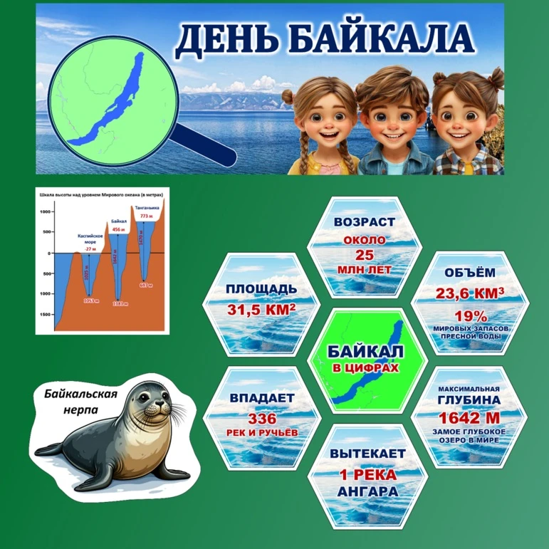 🌊 С Днём рождения, Байкал!
