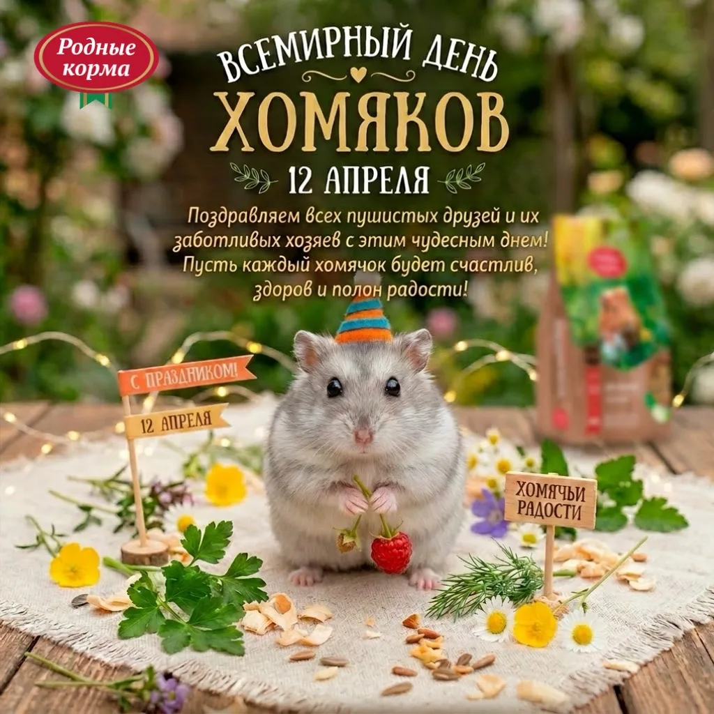 Сегодня также отмечают Всемирный день хомяков! 🐹