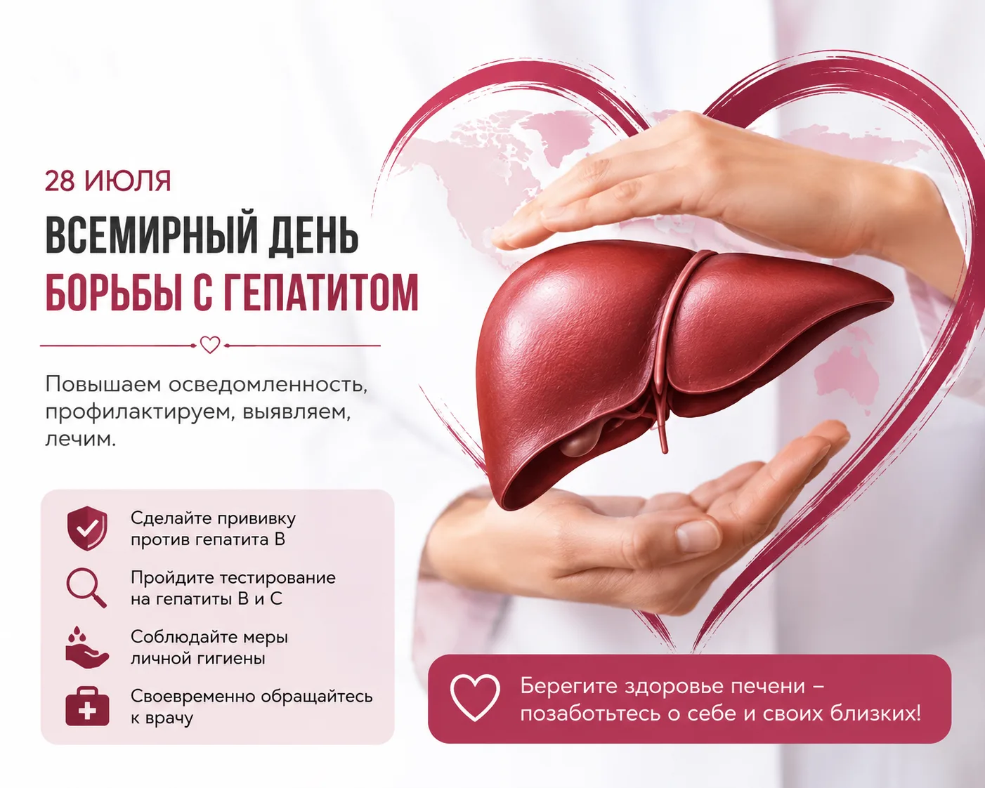28 июля — Всемирный день борьбы с гепатитом