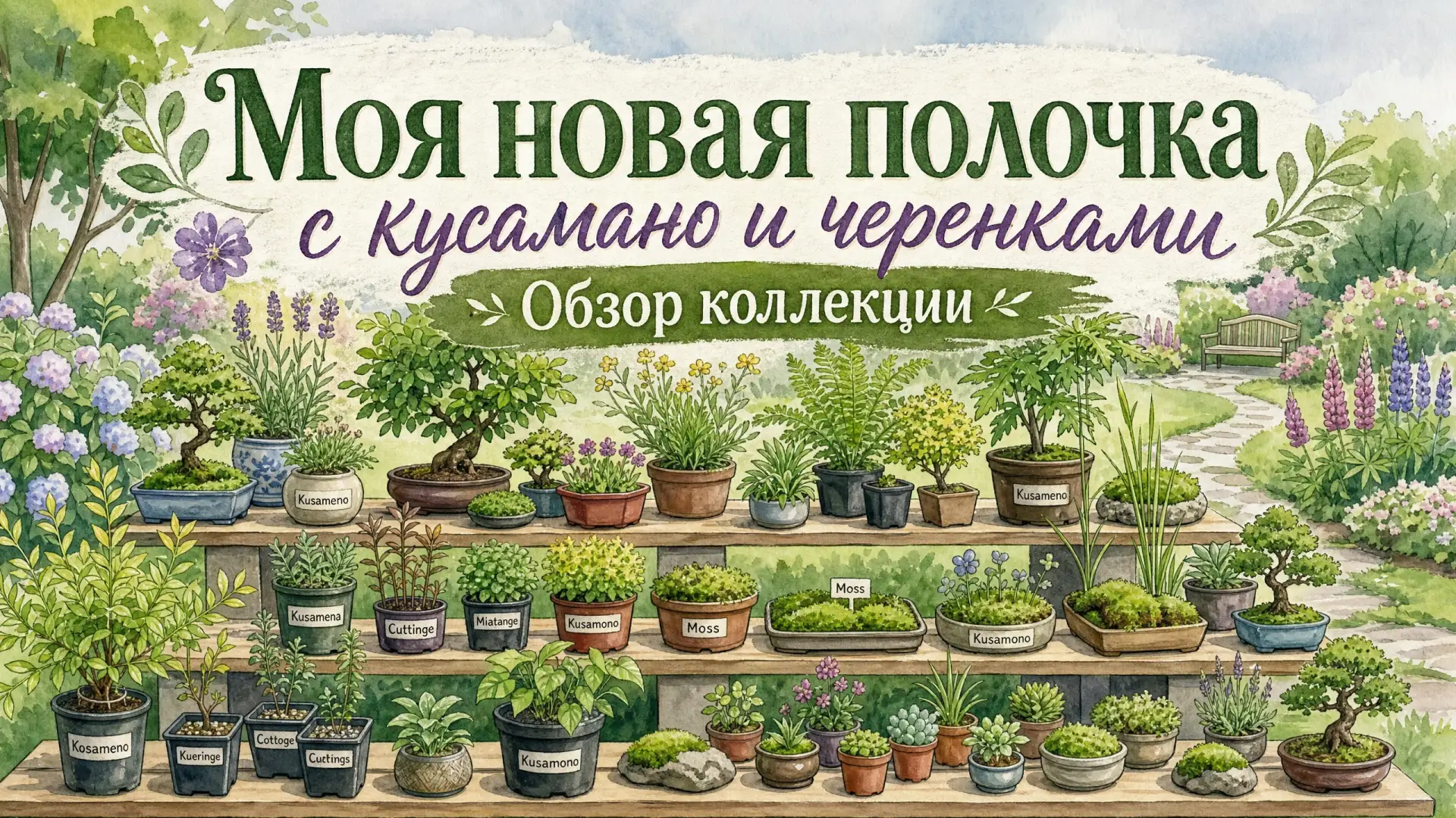 🌟Друзья, привет! Наконец-то дошли руки обустроить новую лавочку в саду, и сегодня я хочу показать в