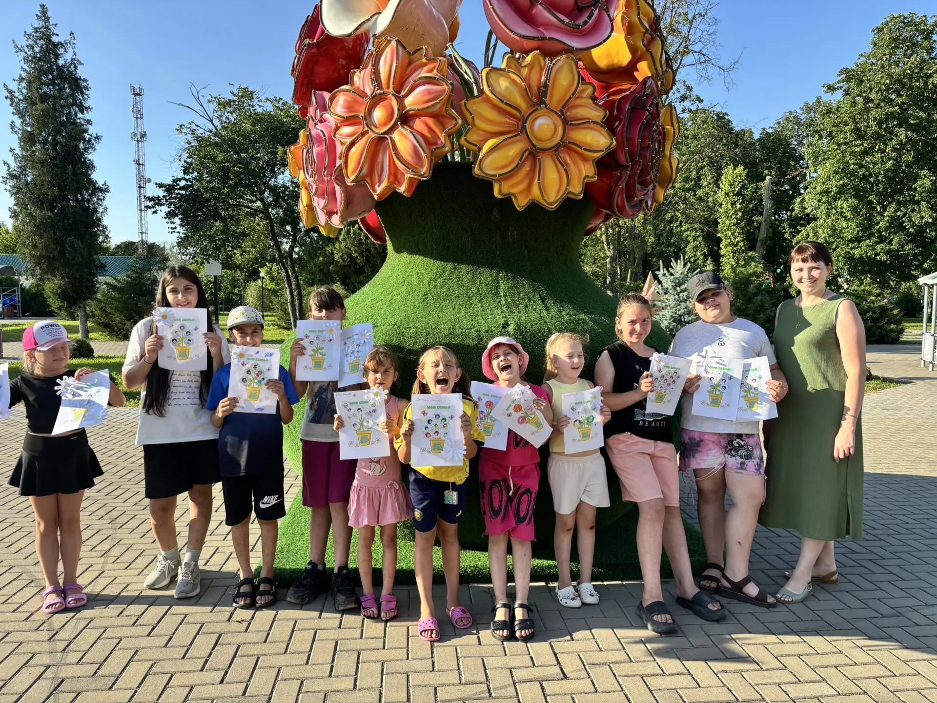 📌 07.07.2026 года в Новоджерелиевской поселенческой библиотеке прошел праздничный мастер-класс «Сем