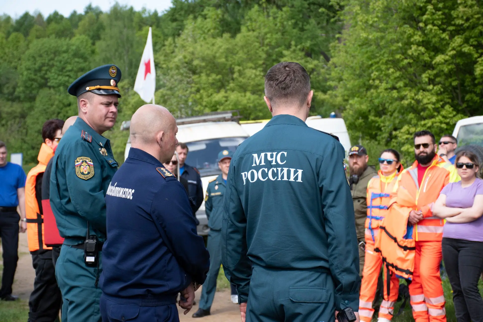 🏊‍♂️Все по-настоящему: на Сенеже прошла тренировка по ликвидации последствий ЧП на воде  🛥Сегодня на