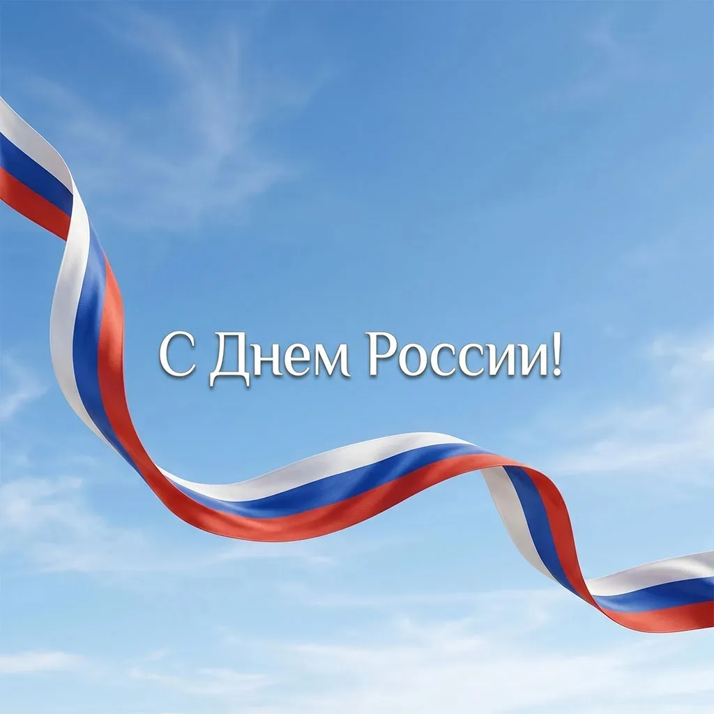 С Днём России! Мира, добра, процветания и уверенности в завтрашнем дне! Пусть величие и богатство на