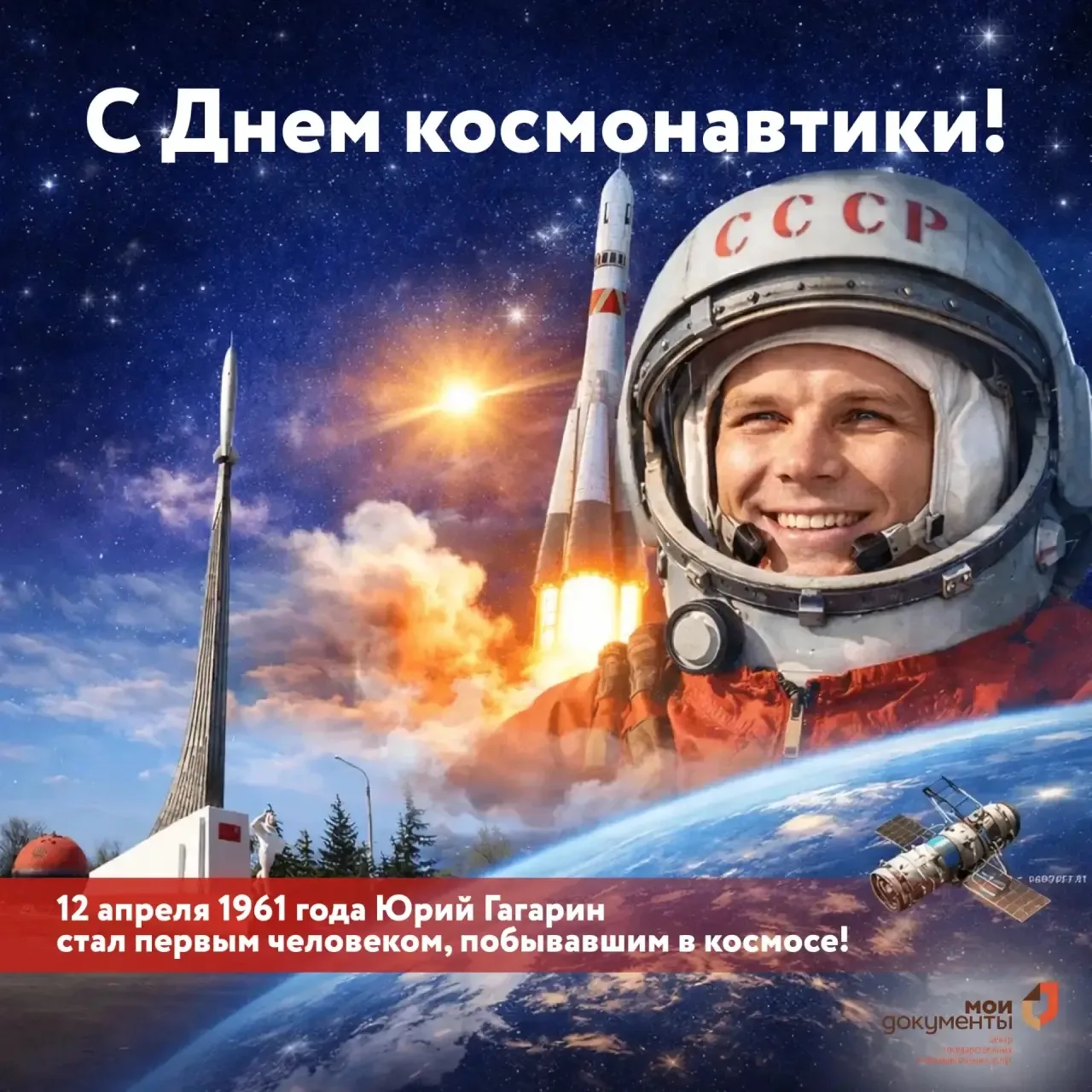 Сегодня отмечается День космонавтики!🚀  12 апреля 1961 года произошло величайшее событие современнос