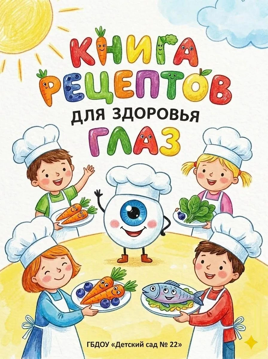 Вот и готовы первые странички нашей «Книги рецептов для здоровья глаз»!
