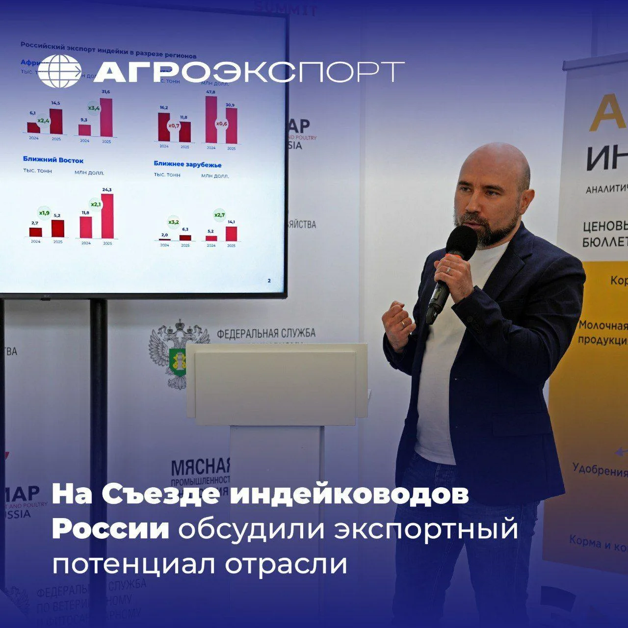 🦃 На Съезде индейководов России обсудили экспортный потенциал отрасли