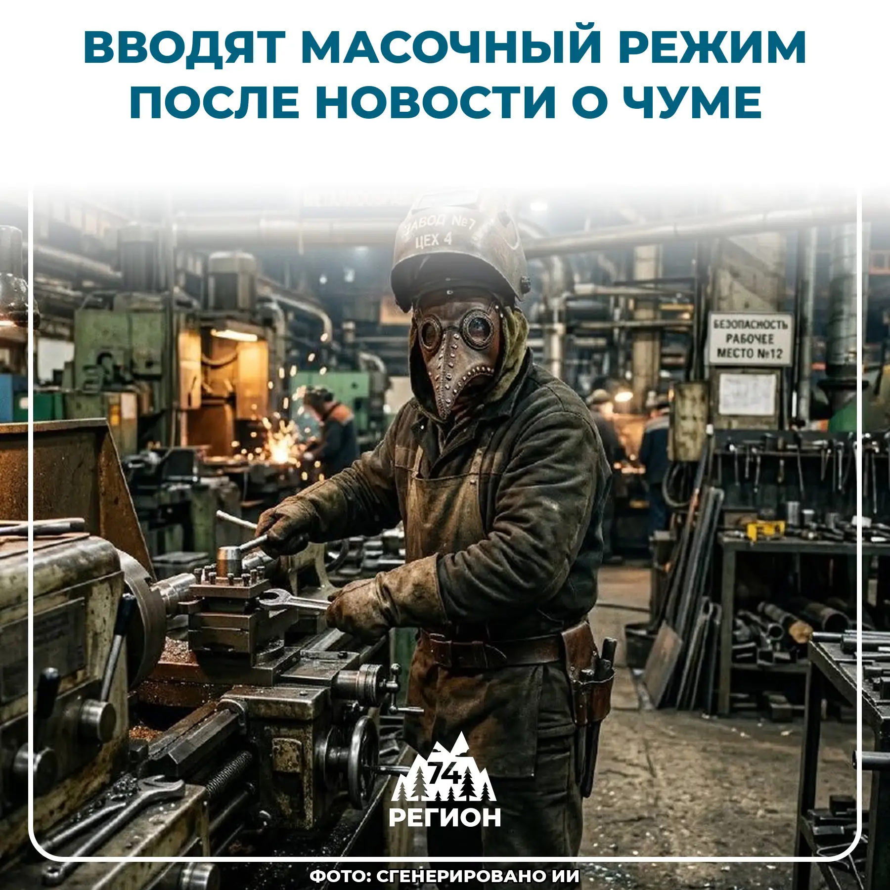 😷 Вводят масочный режим из-за новостей о чуме