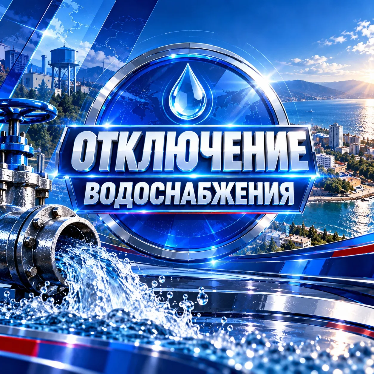 💧По информации ЕДДС города Ялта: Сообщаем Вам, что в связи с аварийно-восстановительны...