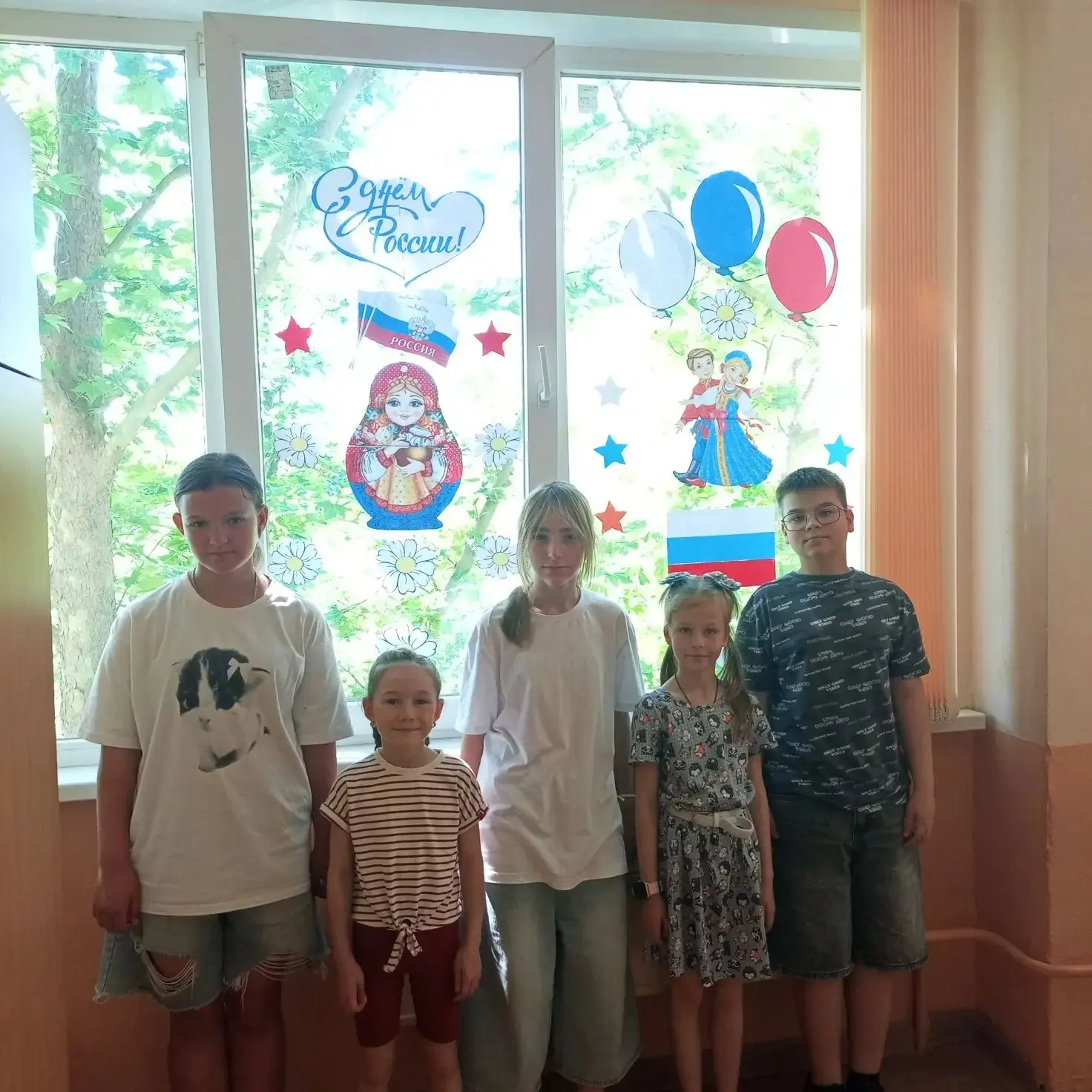 🇷🇺Наши отряды приняли участие во Всероссийской акции «Окна России»🇷🇺