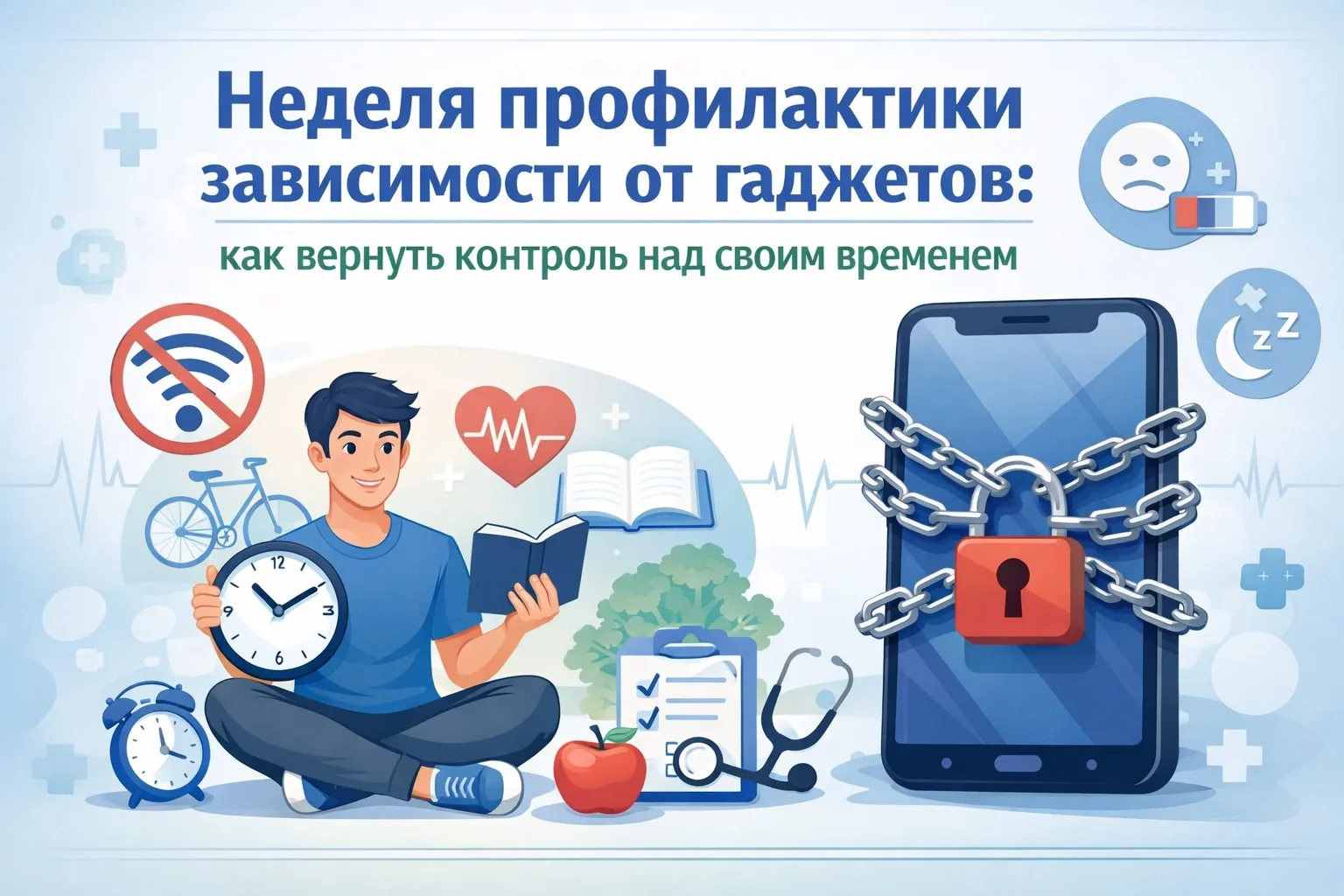 С 15 по 21 июня проходит Неделя профилактики зависимости от гаджетов — повод задуматься...