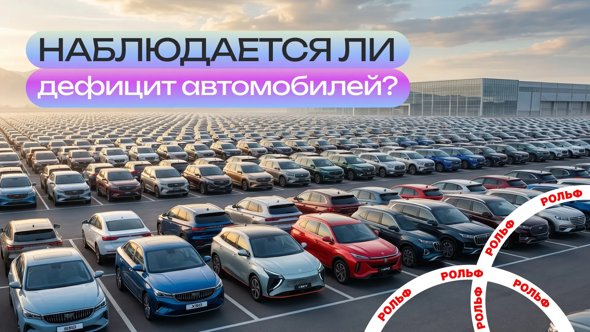 🛞 Дефицит или не дефицит? Вот в чем вопрос...

На рынке сейчас нет системного дефицита автомобилей.