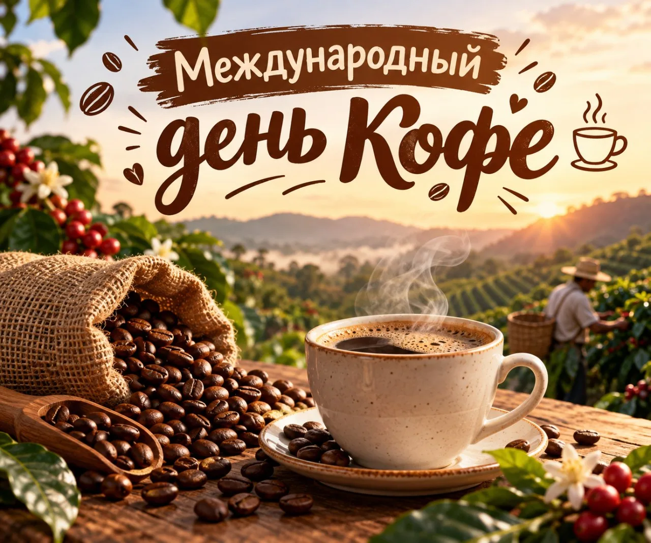 Сегодня Международный день кофе.
