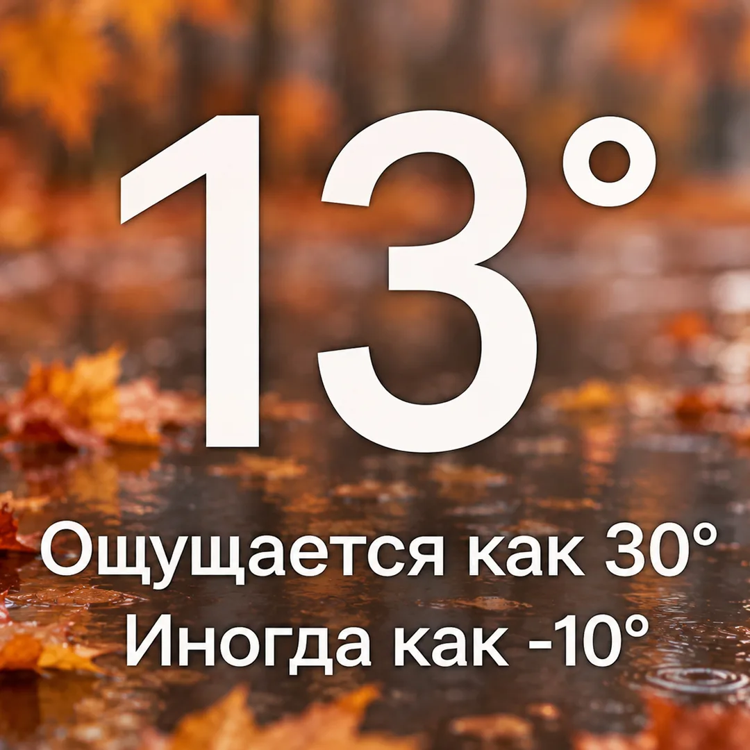 Когда на улице +13, а ты ещё морально в июле 🫠