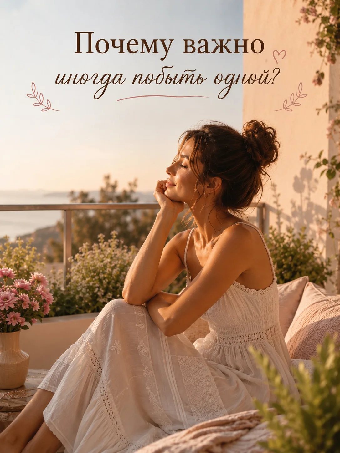 Почему важно иногда побыть одной?❤️

Раньше мне казалось, что если я ничего не делаю и ни с кем не о