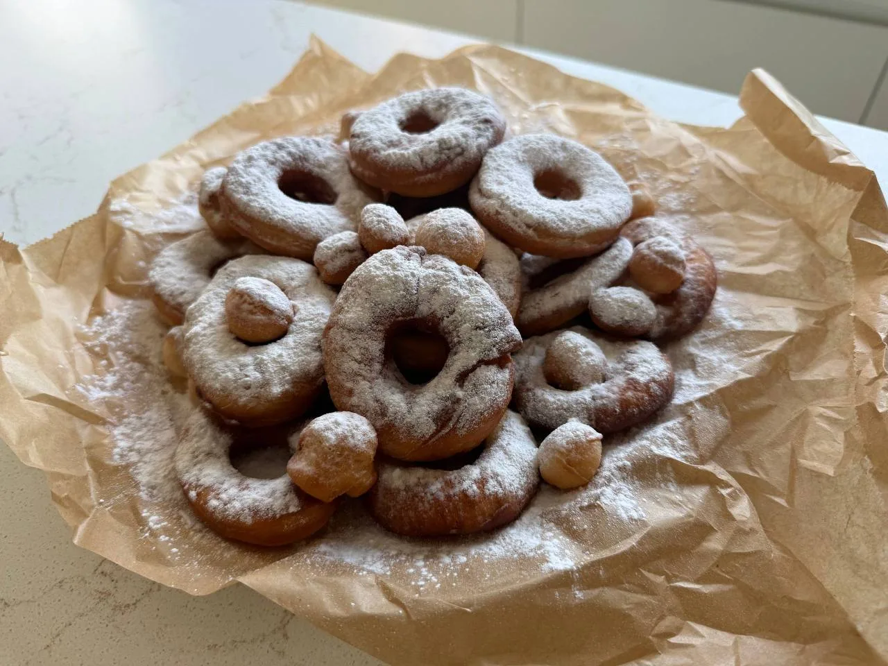 Домашние пончики от Кати)