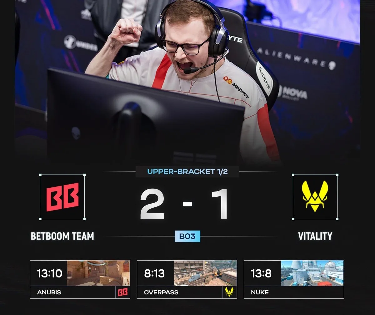 👊 КИРИЛЛ МИХАЛЫЧ ОСТАНАВЛИВАЕТ ЭРУ 🇪🇺 VITALITY

🇷🇺 BetBoom Team — в плей-офф Атланты; 🇪🇺 Vita