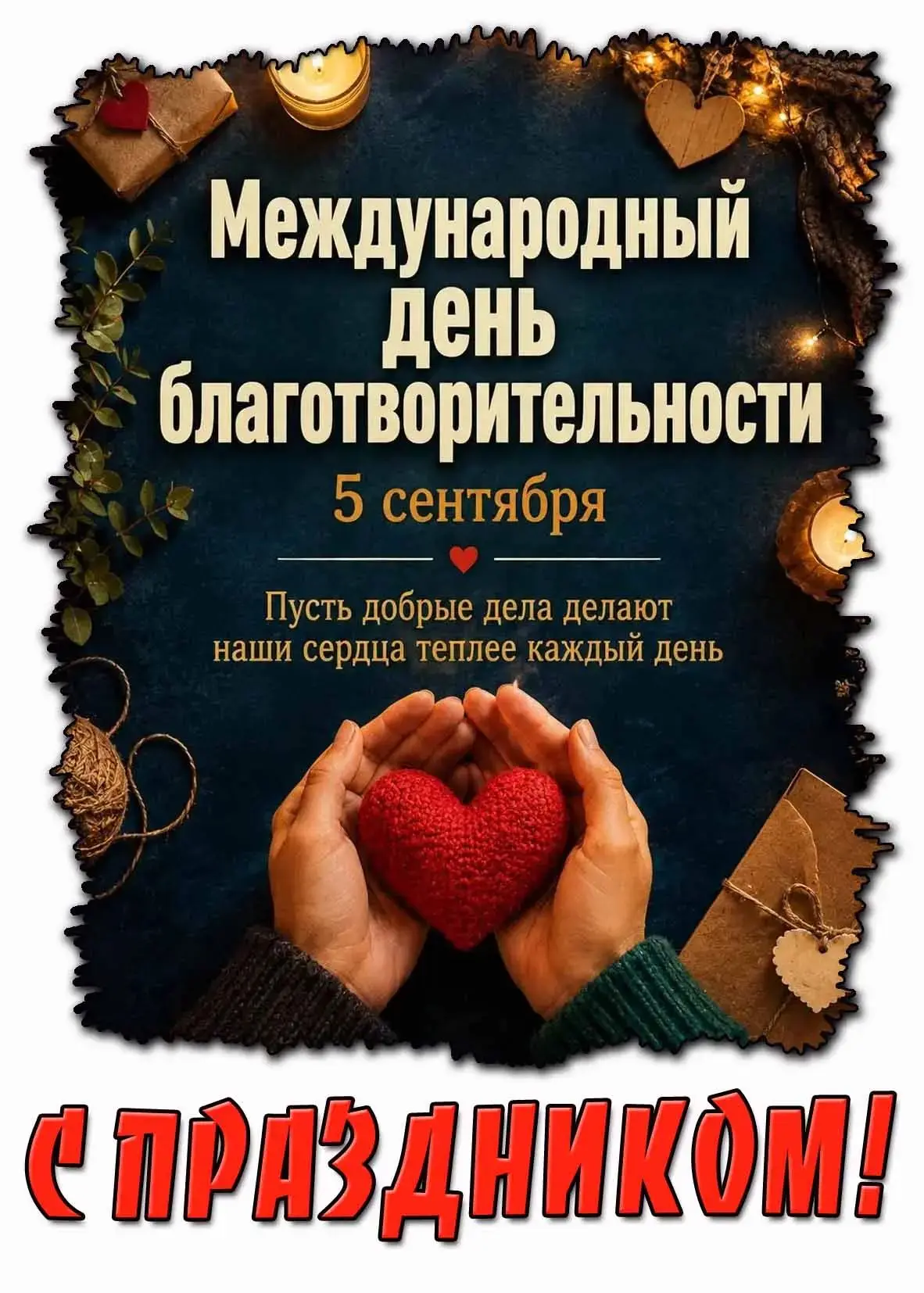 В День благотворительности хочу пожелать нам всем настоящей отзывчивости. Не бойтесь бы...