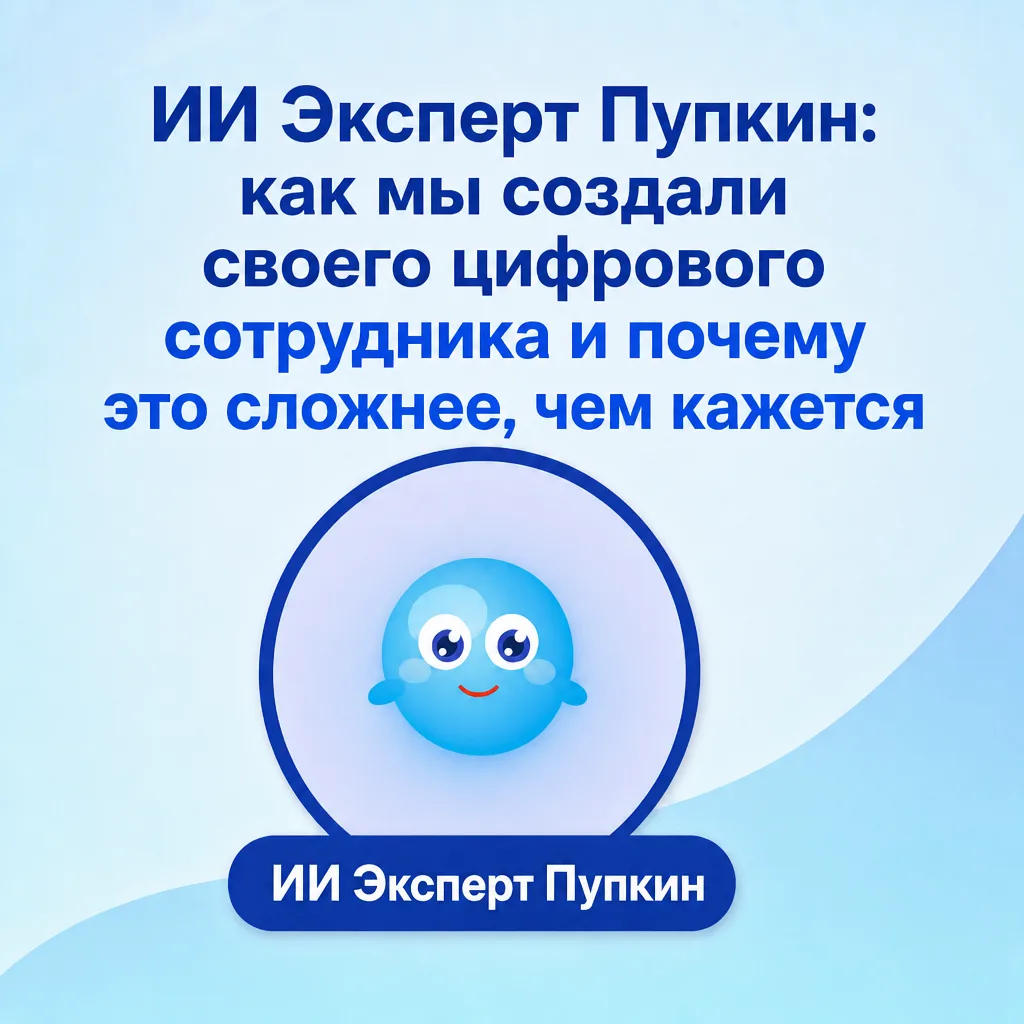 ИИ Эксперт Пупкин: как мы создали своего цифрового сотрудника и почему это сложнее, чем...