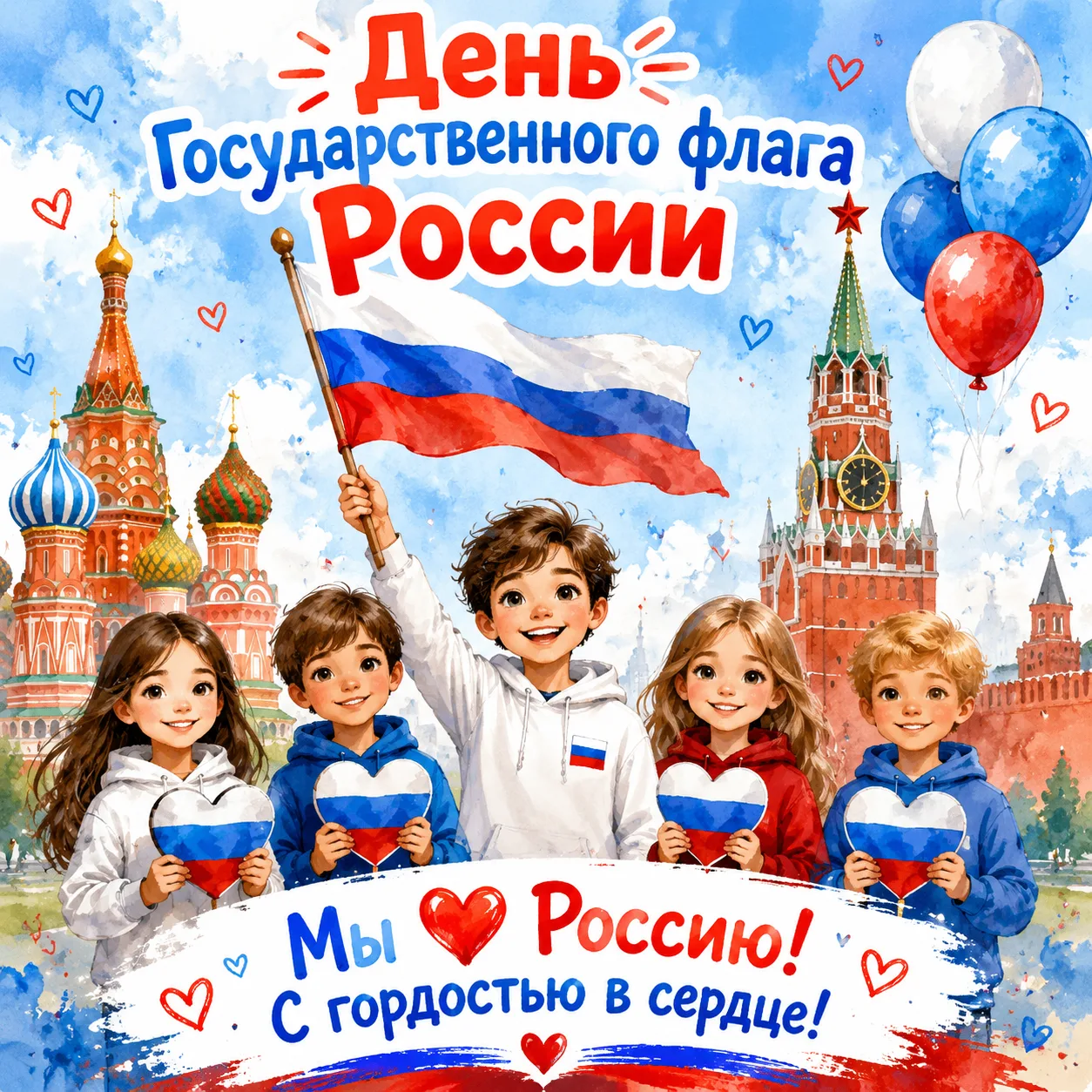 С Днём флага, моя Россия! 🇷🇺