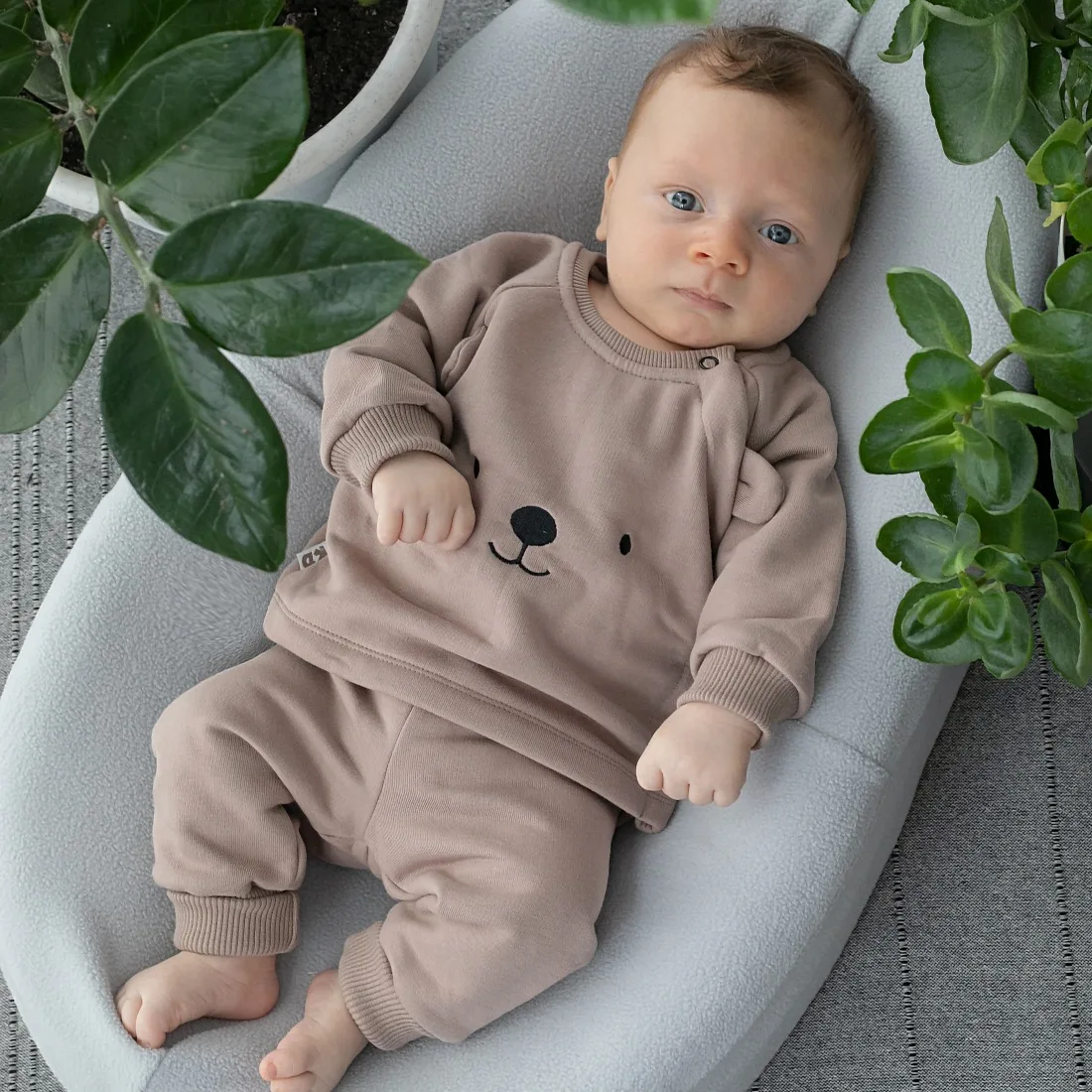 Комплект для новорожденных из футера🤎