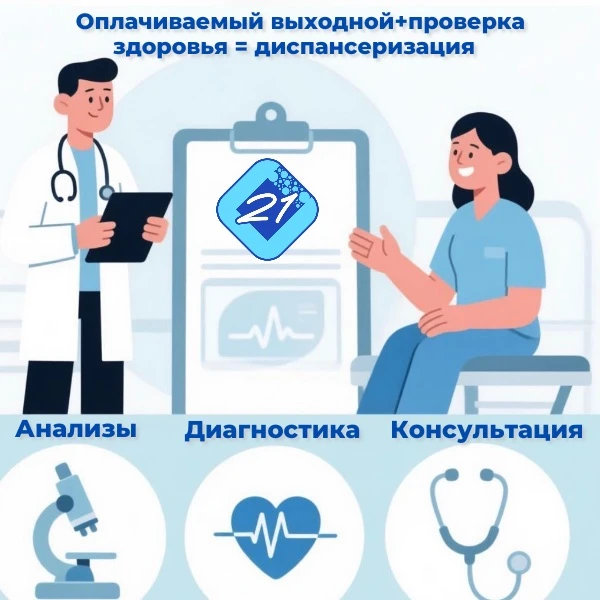 🩺 Только вы можете позаботиться о самом главном — о своём здоровье и пройти диспансери...