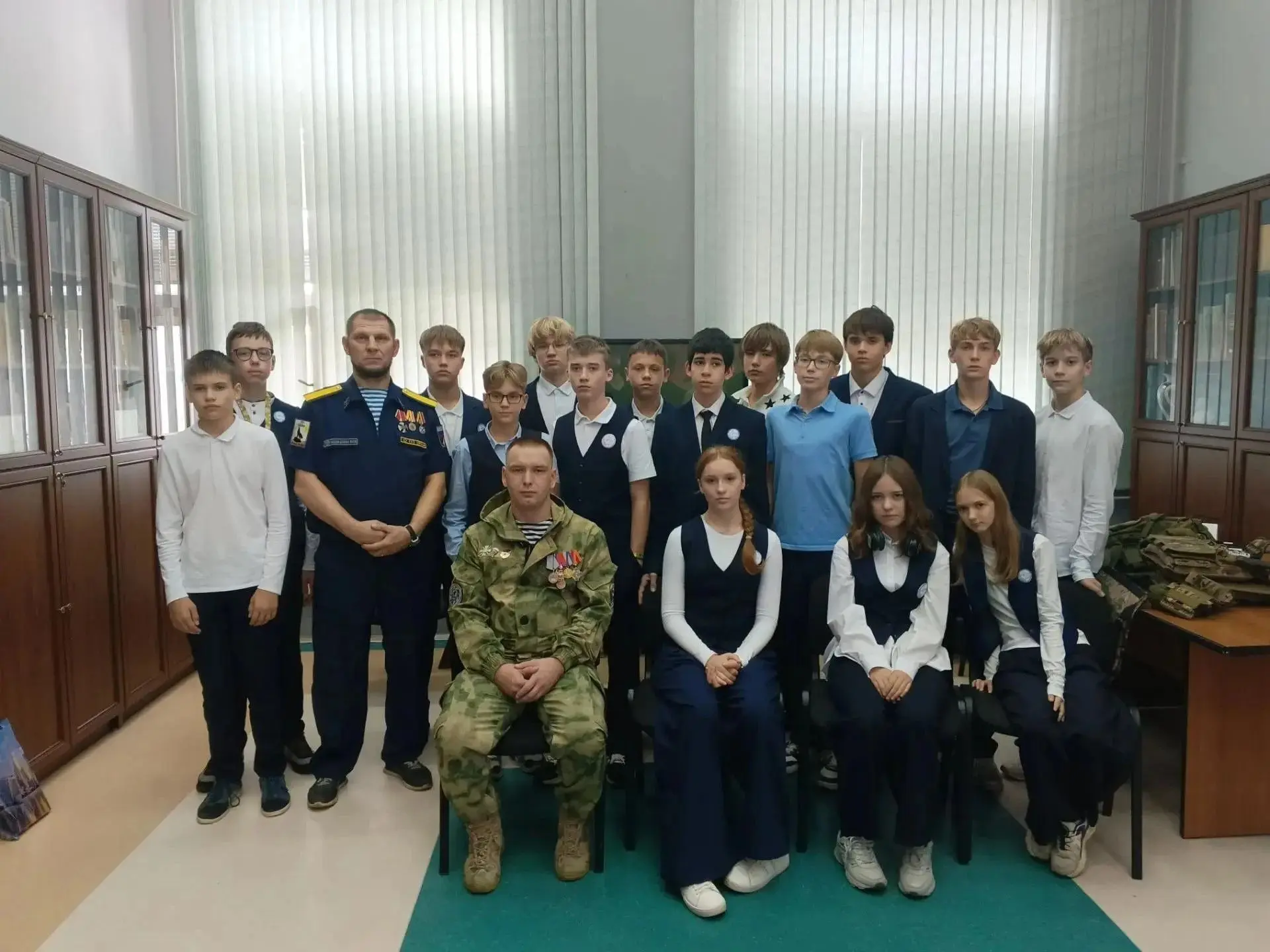 В Детской библиотеке им. Маяковского г. Зеленогорска состоялся Урок Мужества
