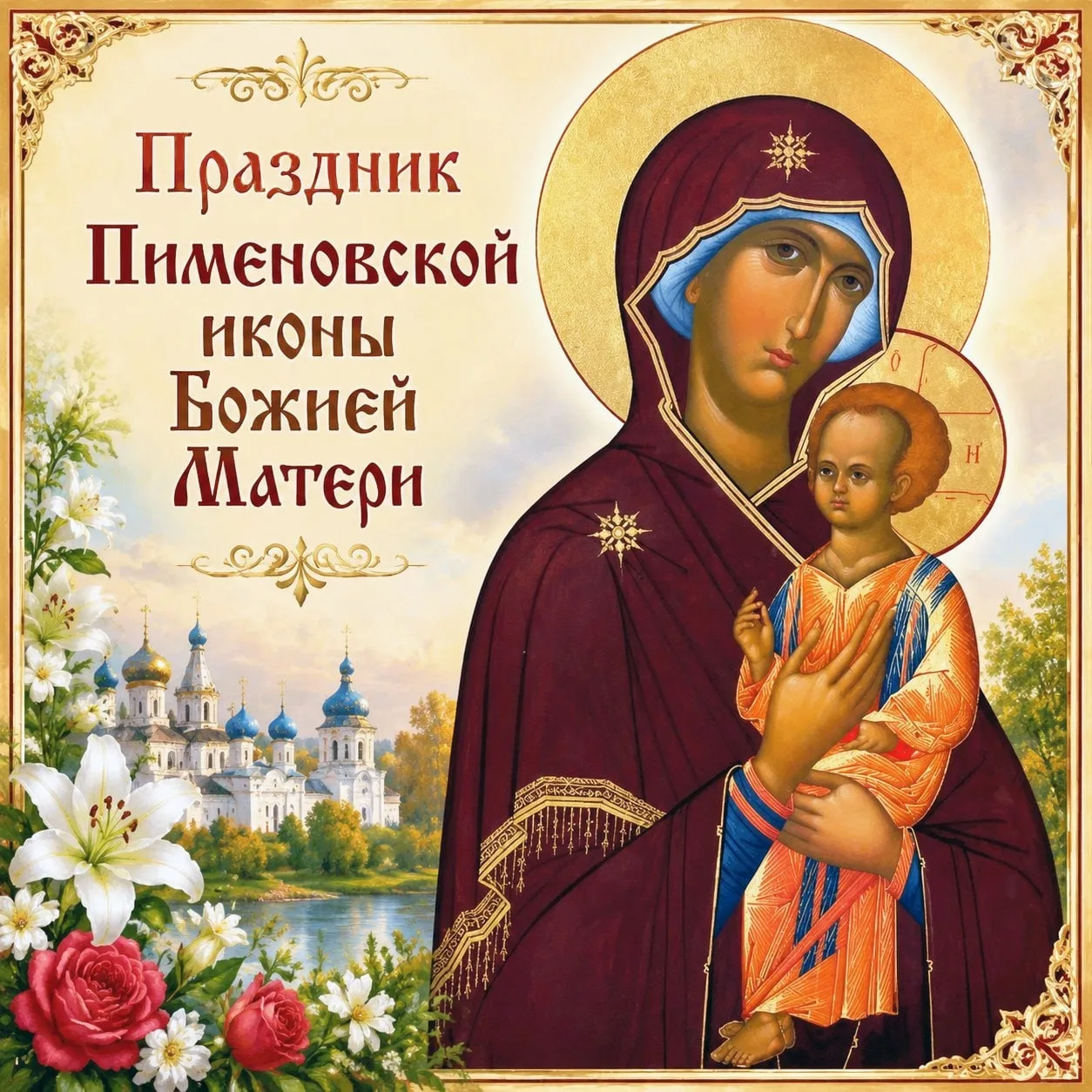 🙏🌿 19 июня — Праздник Пименовской иконы Божией Матери 🌿🙏

19 июня Православная Церковь чтит Пиме