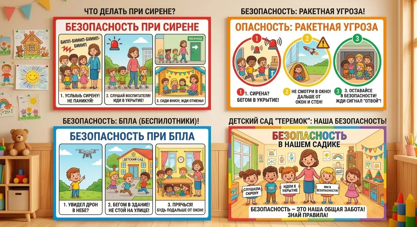 🚨 Внимание, родители! Безопасность наших детей – превыше всего!

В нашем детском саду «Теремок» рег