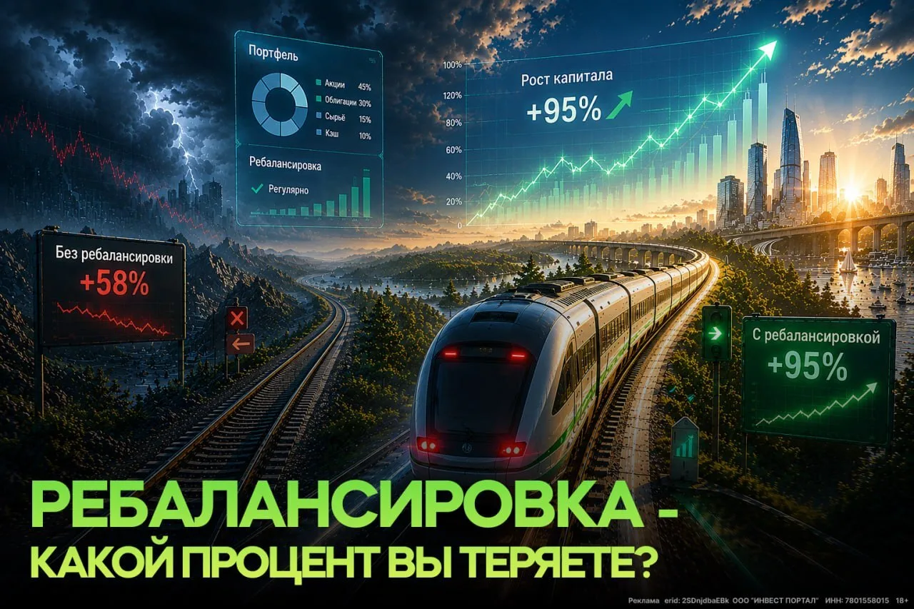 📊 Ребалансировка портфеля - как получить дополнительную доходность