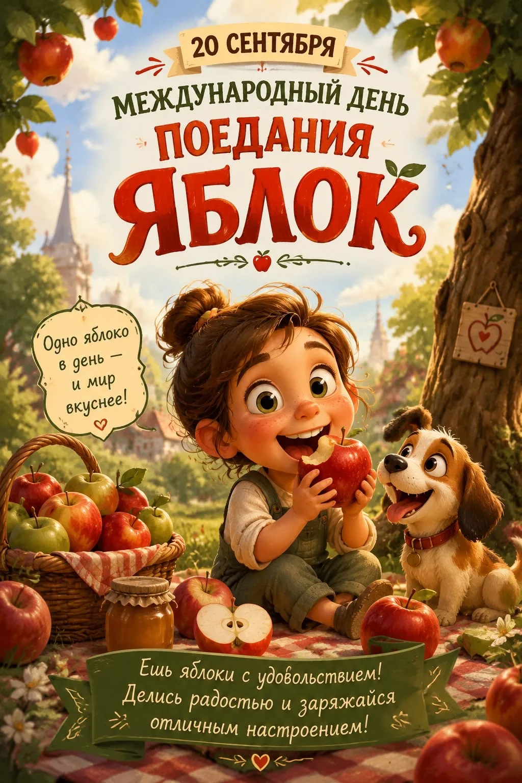 20 сентября день поедания яблок 🍎