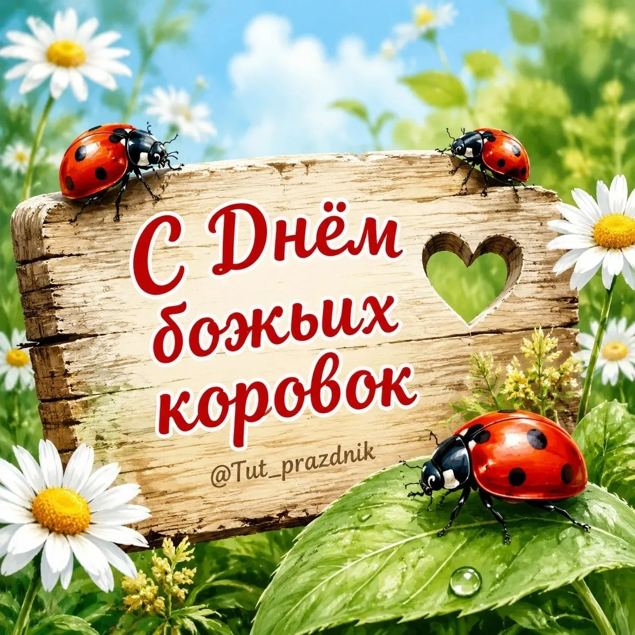🐞✨ 13 июня — День божьих коровок ✨🐞

Сегодня отмечается День божьих коровок — праздник одного из с