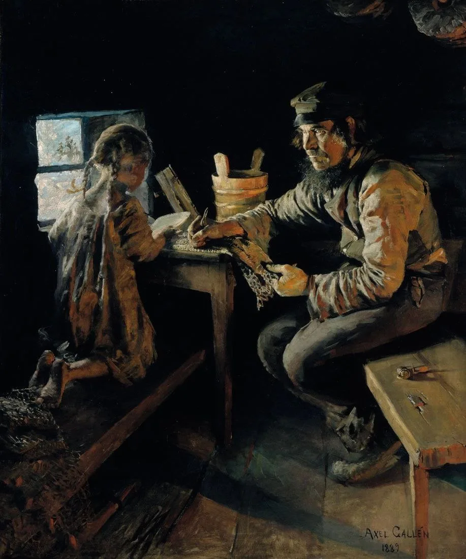 "Первый урок", 1887-1889