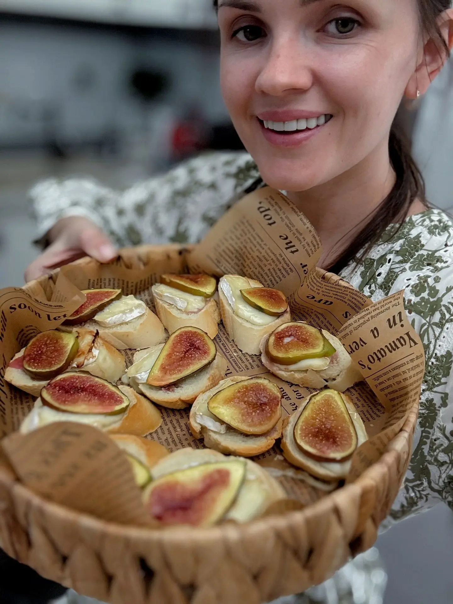 🥖🧀🍯Багет+камамбер+инжир=любовь с первого кусочка❤️