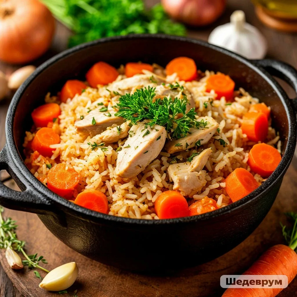 ПП-ПЛОВ С КУРИЦЕЙ — ЛЮБИМОЕ БЛЮДО БЕЗ ЛИШНЕГО МАСЛА! 🍚🍗✨