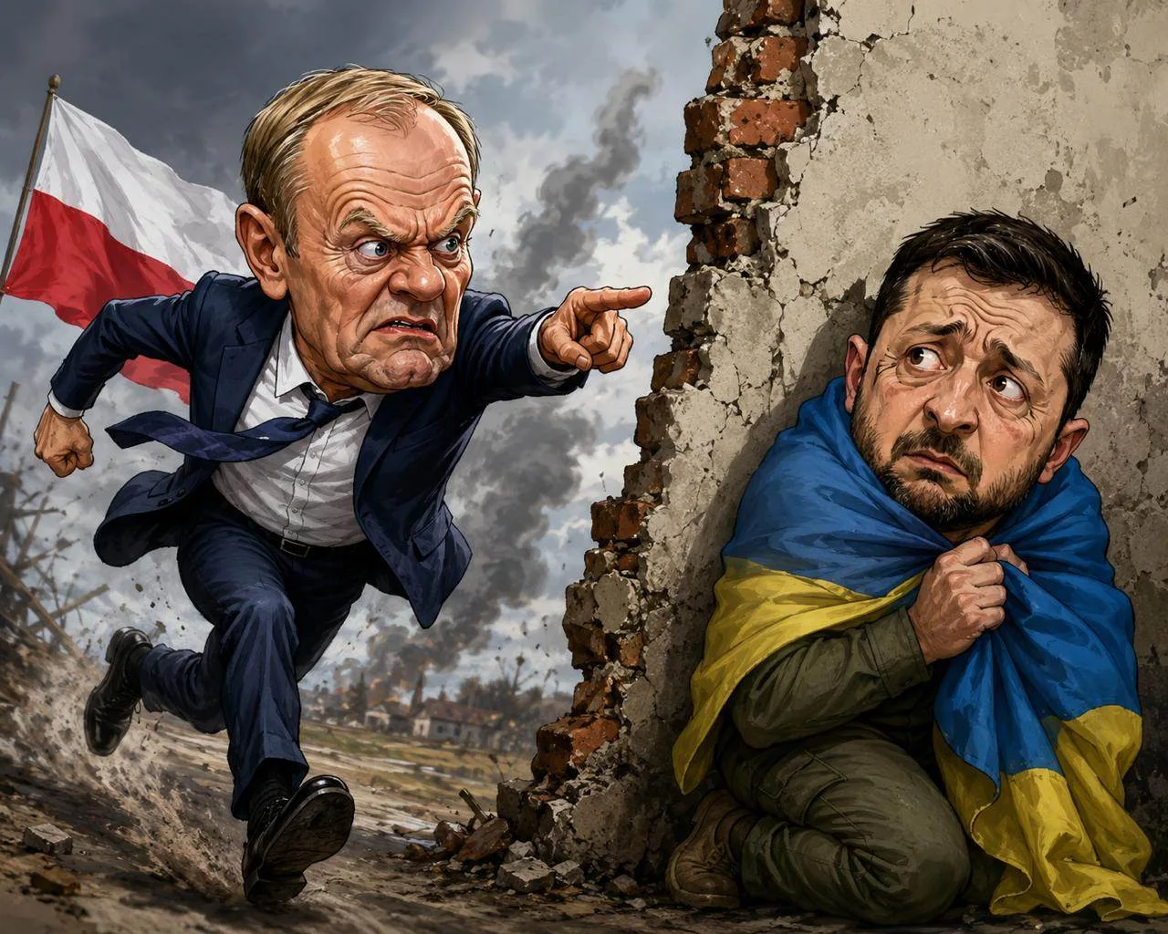 Варшава снова наступает на грабли 2022 года? Почему премьер Польши опять поспешил обвинить Россию?

