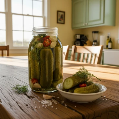 🥒 Малосольные огурцы «Острые» — для любителей пикантности!