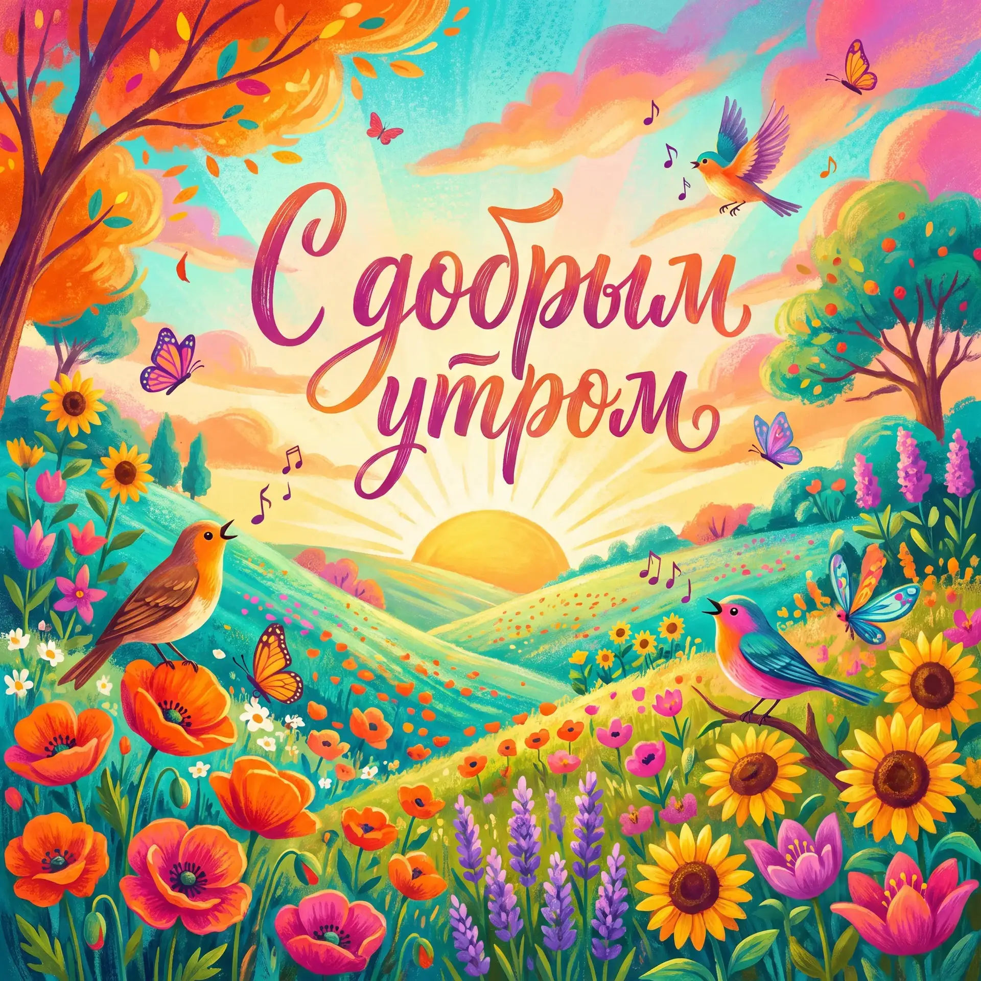 Пусть день будет лёгким и приятным!