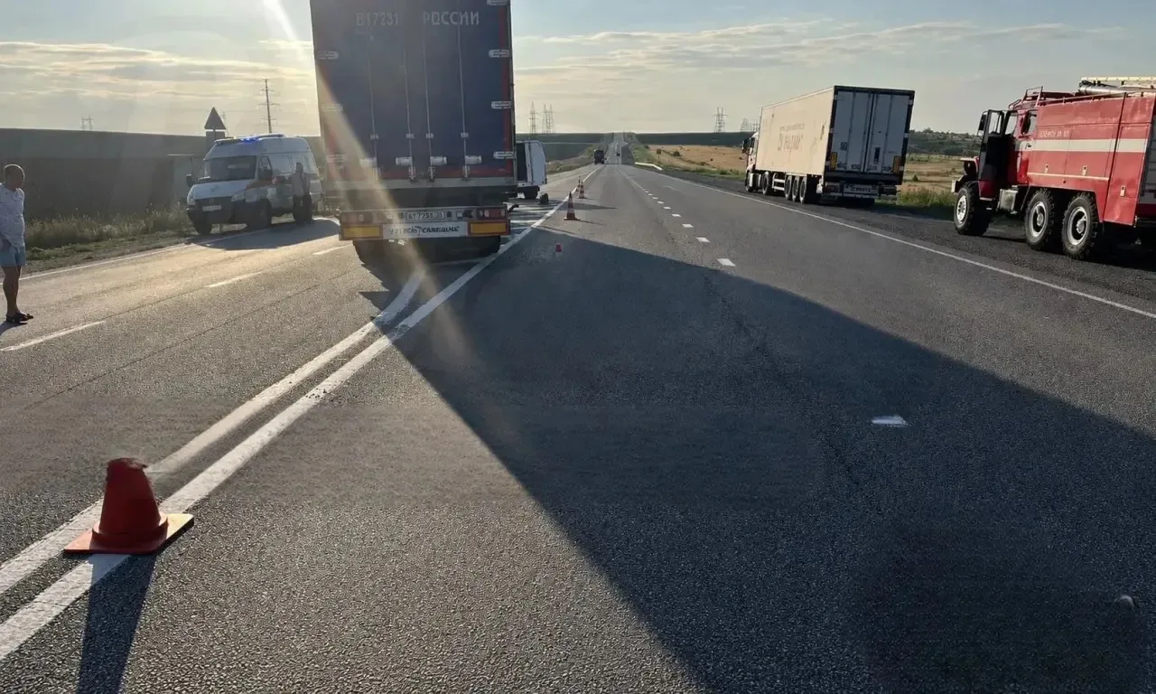 ❗️Два человека погибли на трассе Р-260 в Тацинском районе.