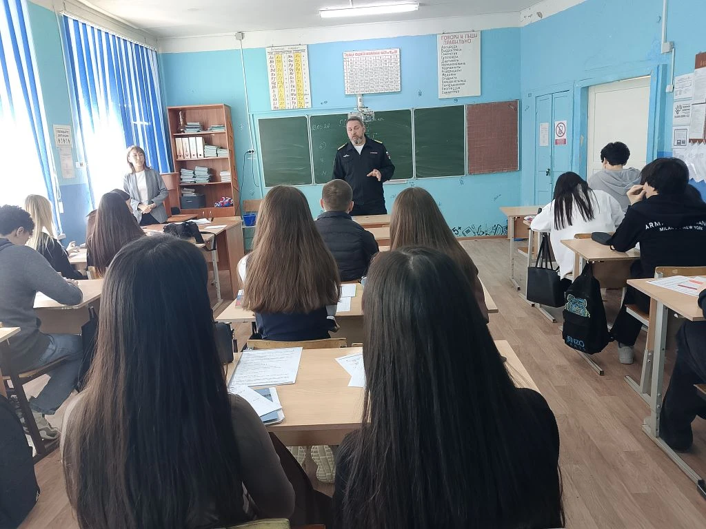 Важный шаг к будущему.  Сегодня в рамках профориентационной работы для учеников 9-х классов выступил