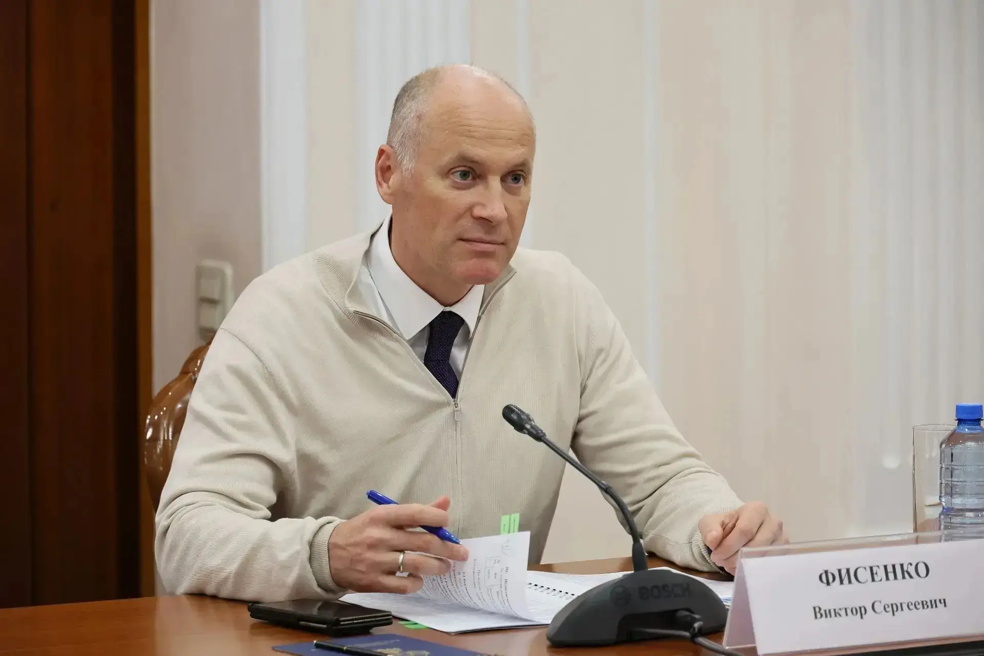 Вениамин Кондратьев встретился с Виктором Фисенко, первым заместителем Министра здравоохранения Росс
