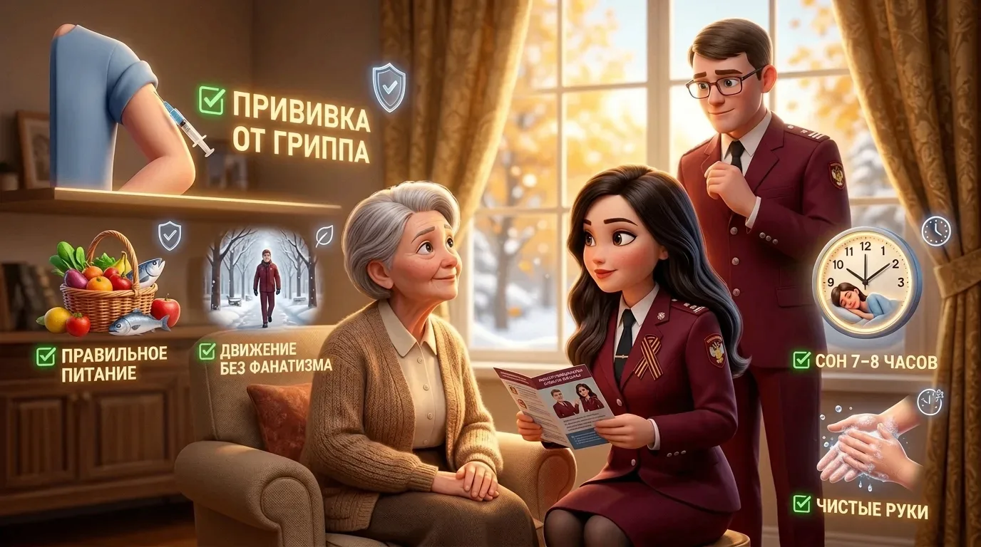 Простуда в 60+ — не шутка. Как защитить родителей этой осенью?