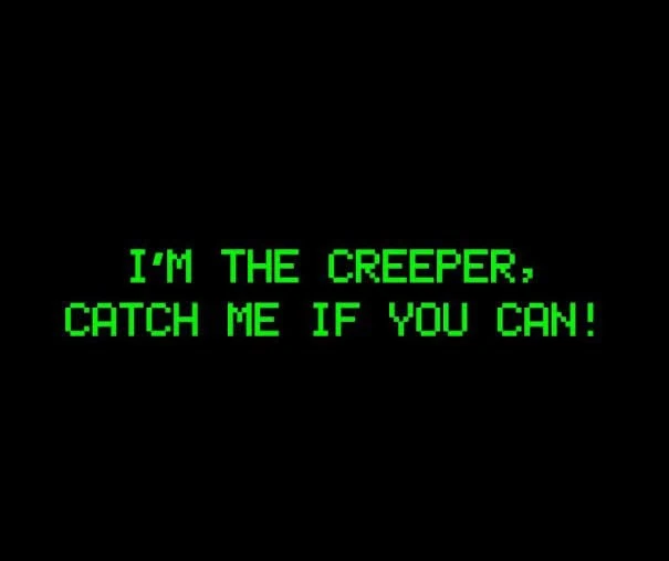 Самые известные олдовые компьютерные вирусы. Creeper (1971 год).

•  В начале 1970-х годов (предполо