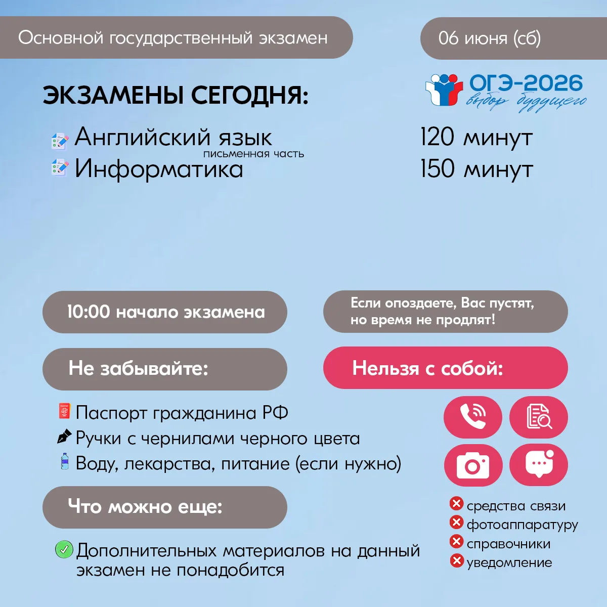 Сегодня девятиклассники Нового Уренгоя будут сдавать ОГЭ по английскому языку (письменн...
