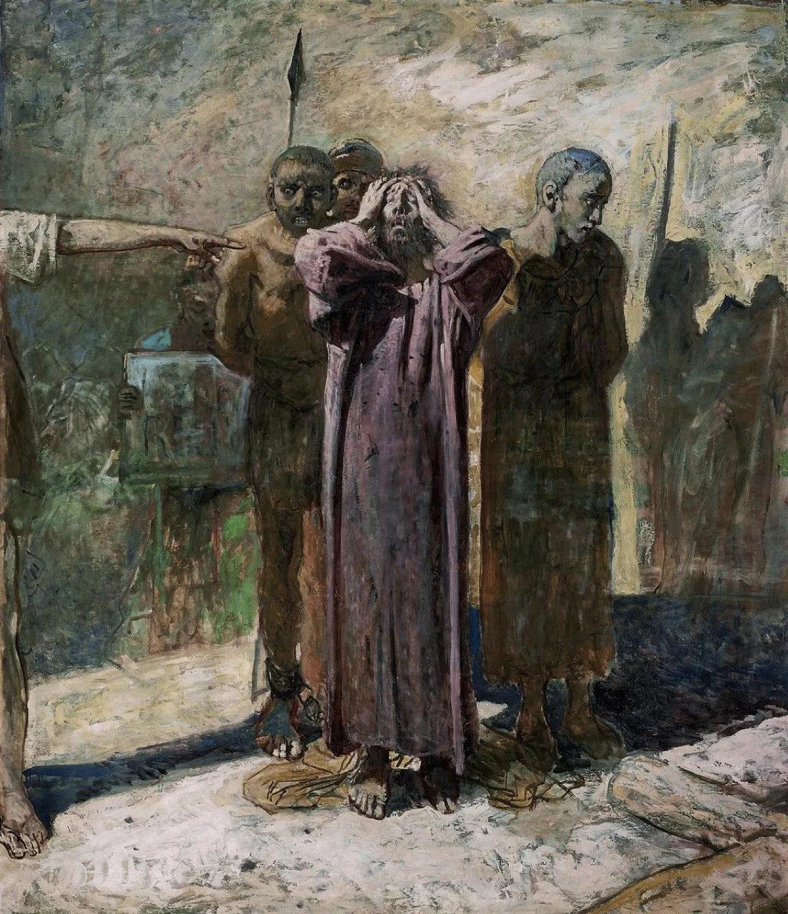 «Голгофа»
1893 г.
Николай Ге
Третьяковская галерея, Москва. 

Работы Николая Ге на библейскую темати