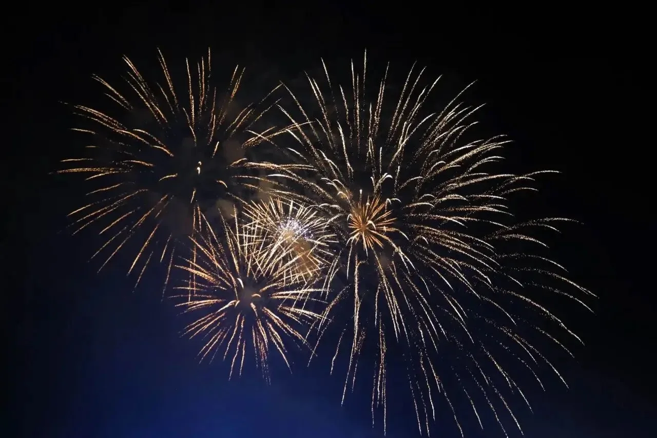 🎉 День города в Корсакове завершился большим концертом и салютом.